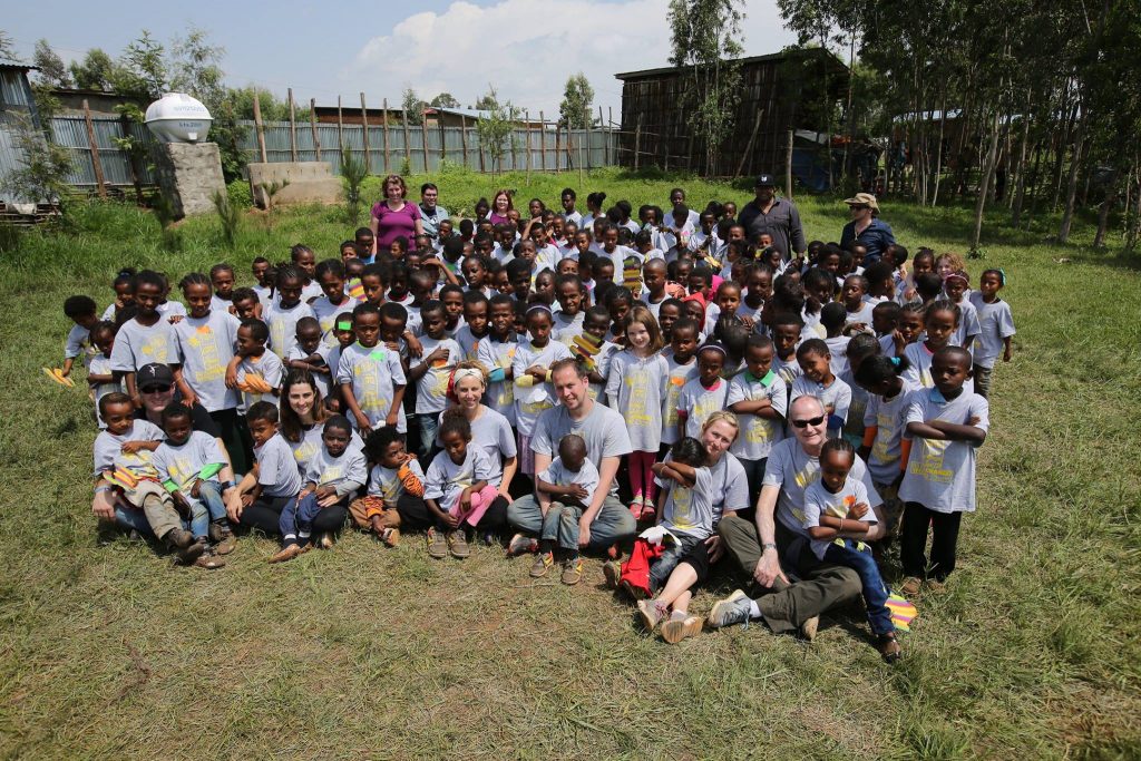 The children of the Woliso CarePoint, sponsored by The Fearey Group.