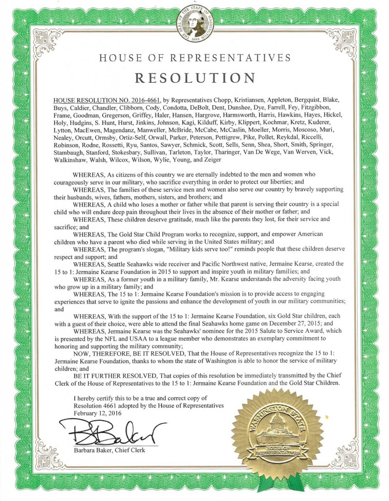 Resolution House Bill