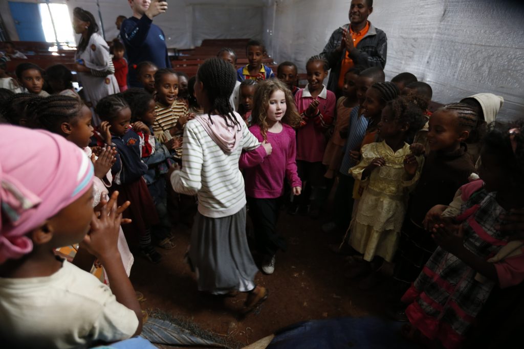 Ethiopia Woliso Care Point Visit with Childrens Hope Chest at Emmanuel Church on May 25, 2014.